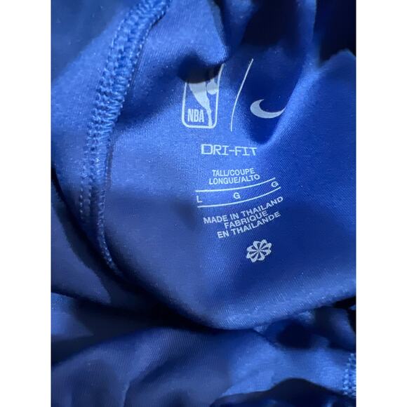 Nike New York Knicks NBA Pregame Warmup Button Sweatpants Blue MEN Size L Tall - Picture 10 of 12